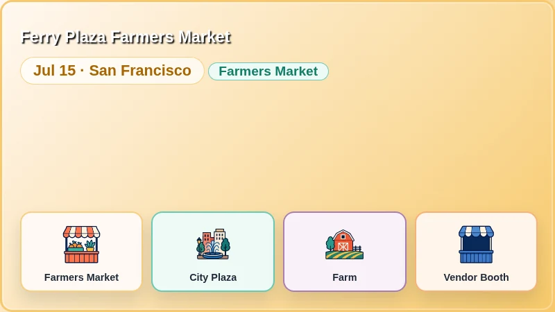 Ferry Plaza Farmers Market