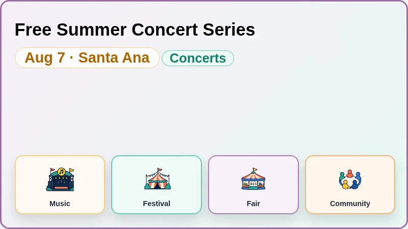 Free Summer Concert Series