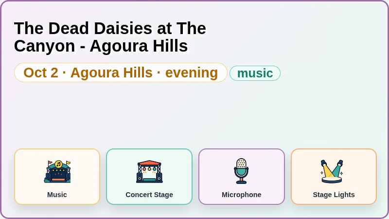 The Dead Daisies at The Canyon - Agoura Hills