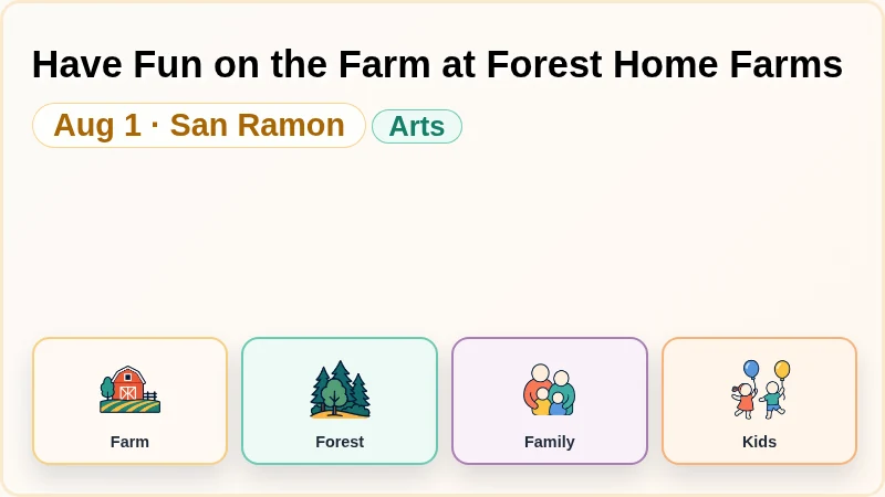 Have Fun on the Farm at Forest Home Farms