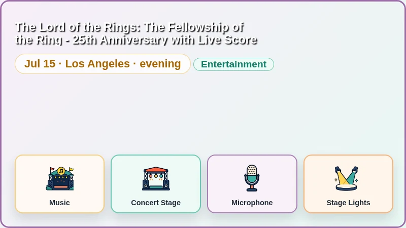 The Lord of the Rings: The Fellowship of the Ring - 25th Anniversary with Live Score