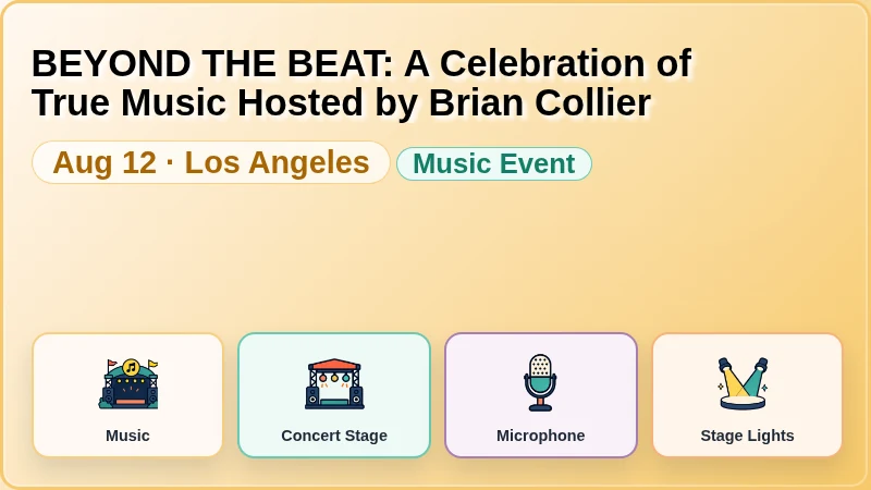 BEYOND THE BEAT: A Celebration of True Music Hosted by Brian Collier
