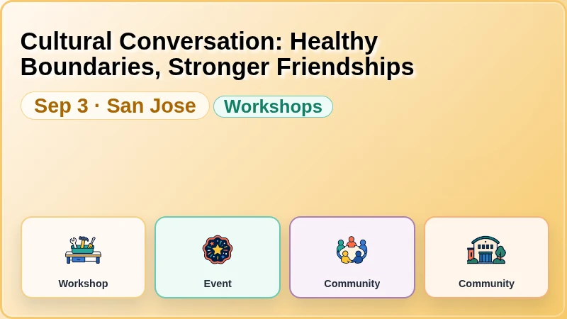 Cultural Conversation: Healthy Boundaries, Stronger Friendships
