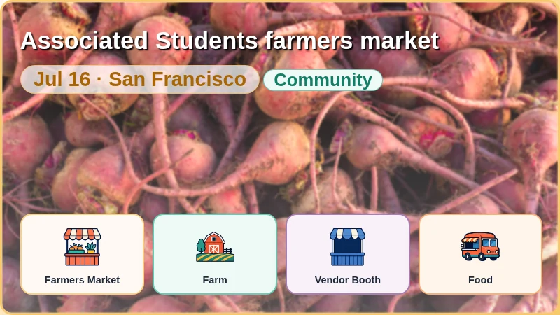 Associated Students farmers market