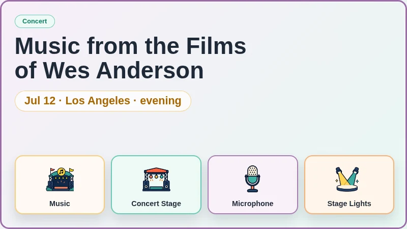 Music from the Films of Wes Anderson