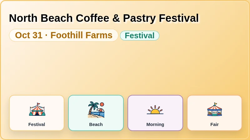 North Beach Coffee & Pastry Festival