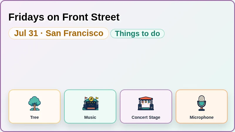 Fridays on Front Street