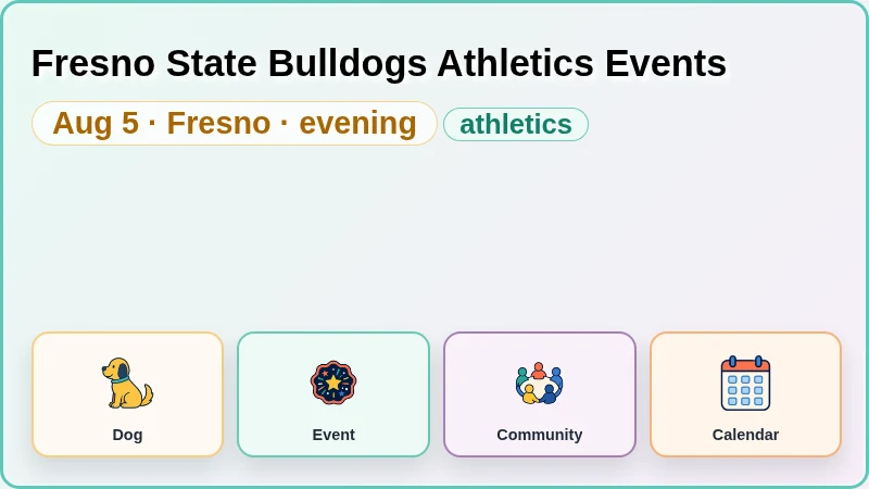Fresno State Bulldogs Athletics Events